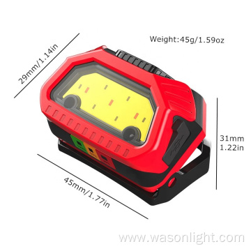 New Design Factory Wholesale Private Label Custom USB Rechargeable Plastic Mini COB Induction Led Headlamp For Running